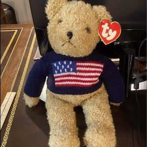 “TY” 24” Curly teddy bear